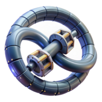 Futuristic 3D Render Abstract Spacecraft Engine png