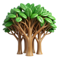 magnificent classic Lush Green Canopy A Cluster of Trees authentic png