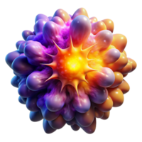 Cellular Structure 3D Model of a Complex Biological Unit png