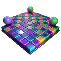 dramatic traditional Colorful Cube Puzzle 3D Block Logic Game original png