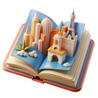 beautiful vintage Global Cityscapes A Pop-Up Book of Architecture high resolution png