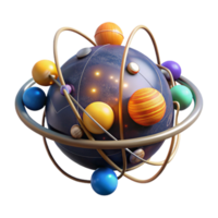 Cosmic Orbits A 3D Planetary System Visualization png