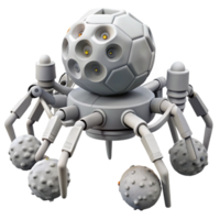 stunning vintage Multi-Legged Robotic Sphere Advanced Exploration Unit authentic png