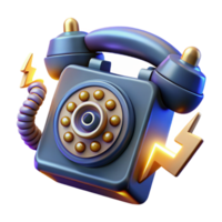 Retro Rotary Phone Fast Communication, Instant Connection png