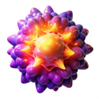 impressive abstract Abstract Cellular Structure 3D Render of a Complex Organelle high quality png