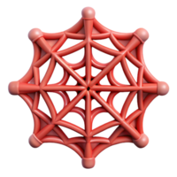 impressive creative Octagonal Web Design 3D Render of Geometric Structure high resolution png