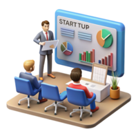 Startup Business Presentation Data Analysis Growth Strategy png