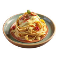 impressive modern Creamy Pasta Dish with Red Pepper Flakes 4K png