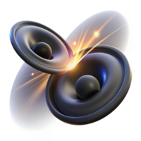 wonderful creative Dynamic Audio Speaker Technology and Sound original png