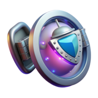 serene rustic Futuristic Gadget 3D Render of Orb and Cube detailed png