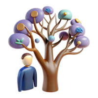 wonderful rustic Person Abstract Tree Growth, Potential, and Development original png