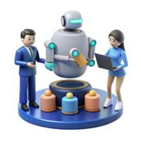 AI Automation Streamlining Business Processes with Robotics png
