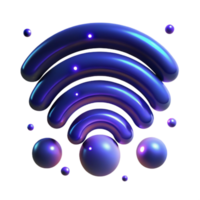 elegant abstract Abstract Wireless Network Signal Icon 4K png
