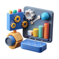 beautiful artistic Automated Data Analytics System Monitoring and Reporting detailed png