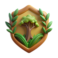 vibrant traditional Natures Shield Protecting Trees Green Spaces original png
