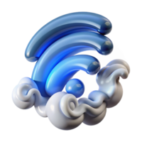 Abstract Cloud Computing Network Wireless Connectivity Symbol png