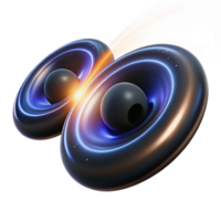 stunning artistic Cosmic Collision Binary System Simulation exclusive png