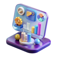serene artistic Data Visualization Charts, Graphs Dashboard Metrics high resolution png