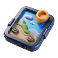 beautiful rustic 3D Navigation App Interface Design original png