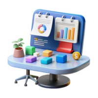 vibrant creative Data Analysis Dashboard Visualizing Business Performance professional png