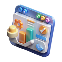 Dashboard UI Design Modern Interface, Data Visualization, and App Development png