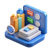 elegant rustic Data Visualization Dashboard, Charts, and Reports high resolution png