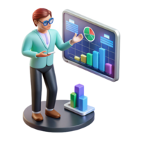 Data Presentation Visualizing Business Insights with Charts and Graphs png