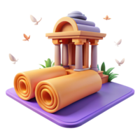 Ancient Temple Exploration Discover Hidden Scrolls png