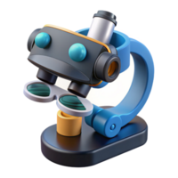 Exploring Microscopic Worlds A 3D Rendered Microscope png