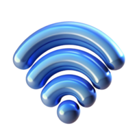 serene rustic Wireless Connectivity Signal Strength and Network Access detailed png