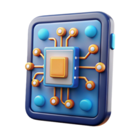 Advanced Microchip Technology Circuitry and Innovation png