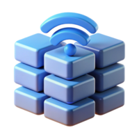 Network Data Cube Wireless Connectivity Server Infrastructure png