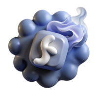 wonderful abstract Abstract 3D Rendering Fluid Shapes Stylized Symbol exclusive png