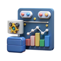 wonderful classic Automated Data Analysis Robot Chart Dashboard exclusive png