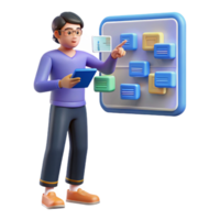 magnificent abstract Project Management Planning, Task Organization, Workflow Visualization high resolution png