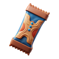 extraordinary artistic 3D Render of Abstract Candy Wrapper high resolution png