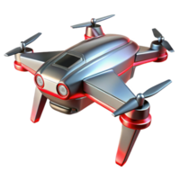 serene vintage 3D Render of Futuristic Drone high resolution png