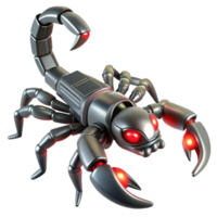 extraordinary modern Robotic Scorpion 3D Render authentic png