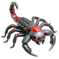 impressive classic Robotic Scorpion 3D Render authentic png
