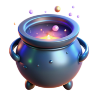 impressive abstract Magical Cauldron 3D Render high quality png