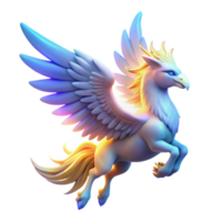 impressive classic 3D Render of a Mythical Griffin high quality png