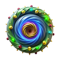vibrant rustic Abstract 3D Vortex Illustration high resolution png