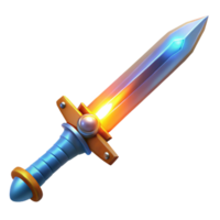 wonderful traditional Fantasy 3D Sword Illustration high resolution png