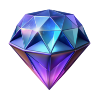 vibrant modern 3D Render of a Sparkling Gemstone original png