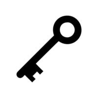 Old Fashioned Key Icon vector