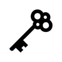 Rustic Skeleton Key Illustration vector