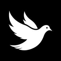 Dove with Olive Branch Icon vector