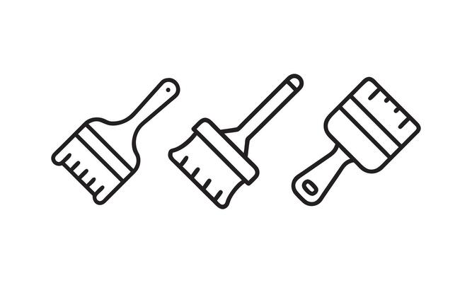 masonry brush icons
