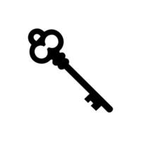 Elegant Vintage Key Design vector