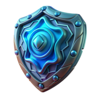 serene vintage 3D Render of a Futuristic Shield 4K png